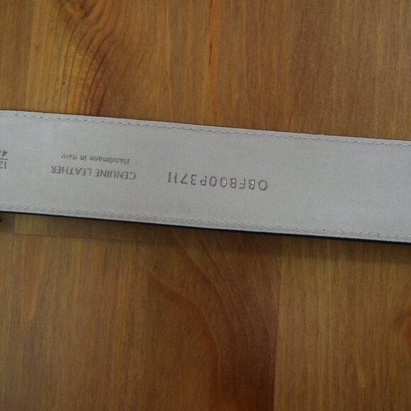 $1100 Brioni Men's Dark Brown Suede Belt Genuine Leather Handmade Italy 120 48 - Picture 16 of 16
